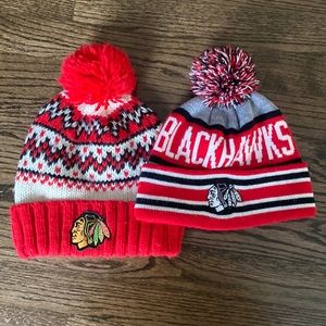 Chicago Blackhawks Beanie Set